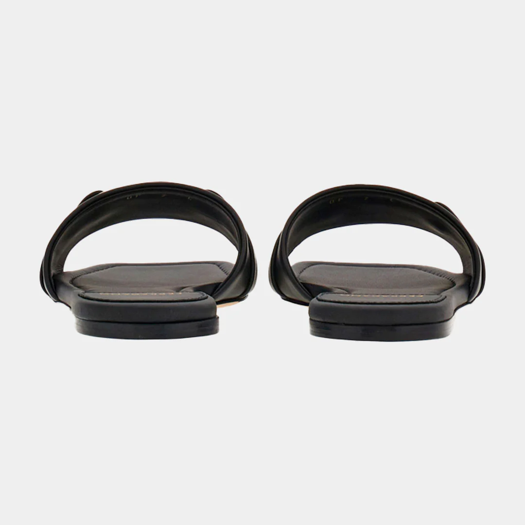 Sandalia Dama Gancini Leah Negra S.F. - Imagen 3