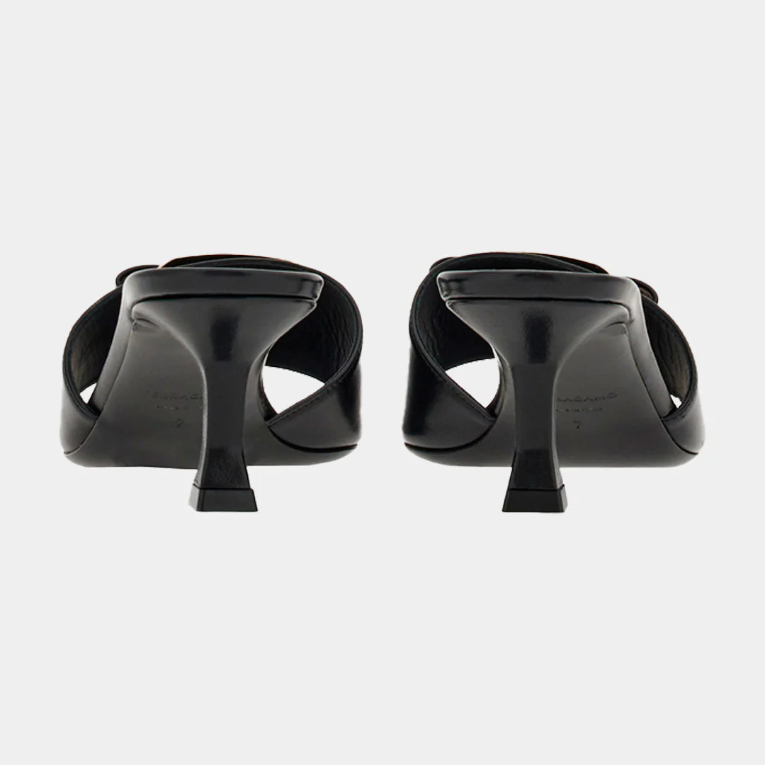 Sandalia Dama Gancini Zelie New Vara Negro S.F. - Imagen 5