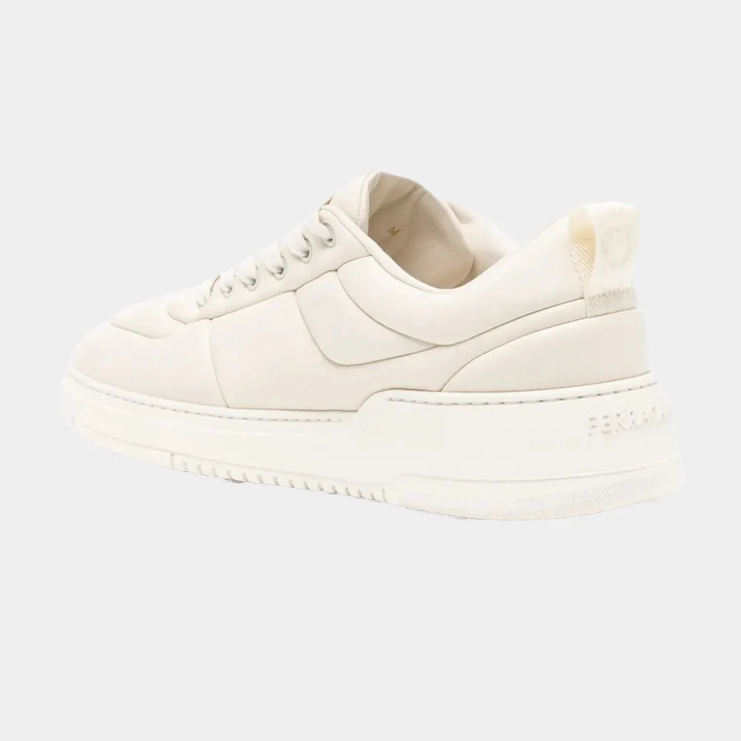 Tenis Padded Leather Blanco Hombre S.F. - Imagen 3