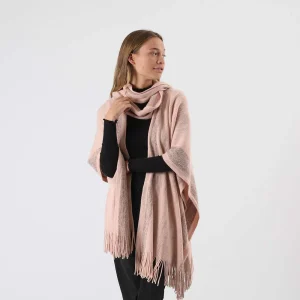 Poncho Tejido Cuello Café Humana