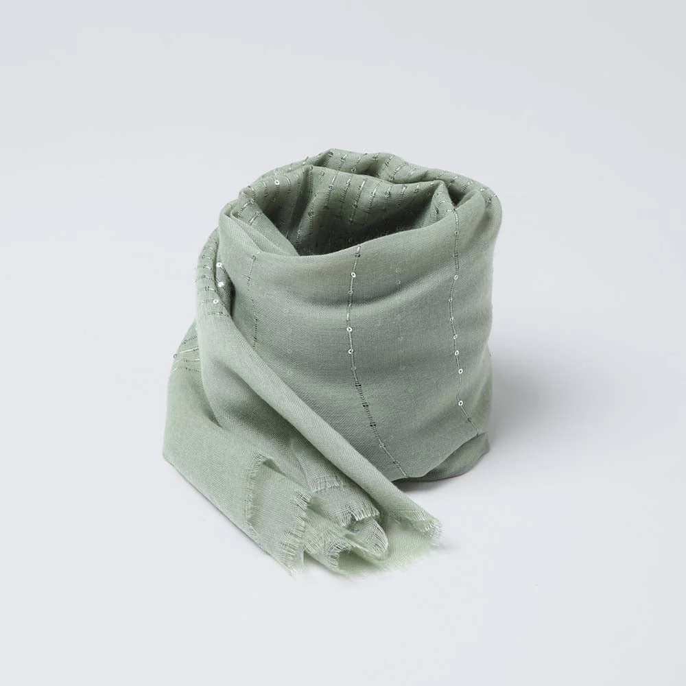 Pañuelo Liso Marsala Verde Humana