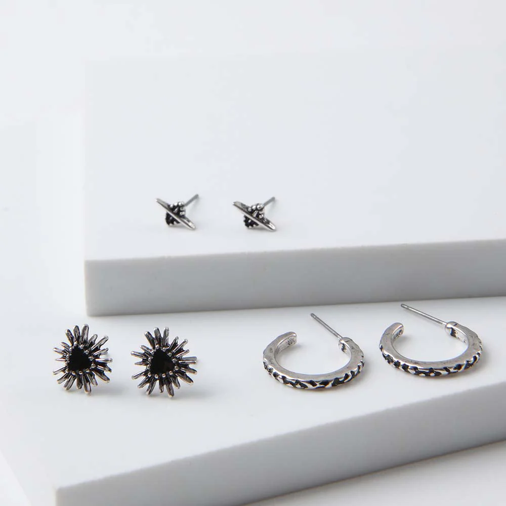 Set Aros Morrison Plateado Humana