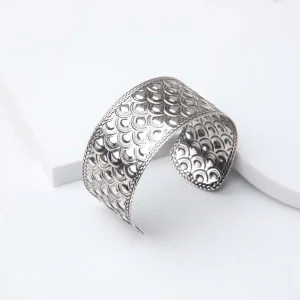 Pulsera Manilva Plateada Humana