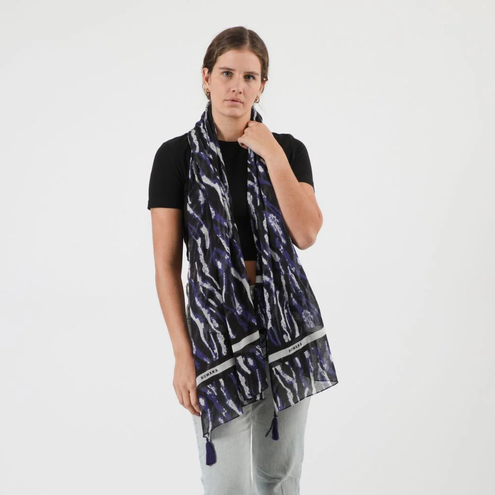 Pañuelo Estampado Anís Negro Humana - Imagen 3