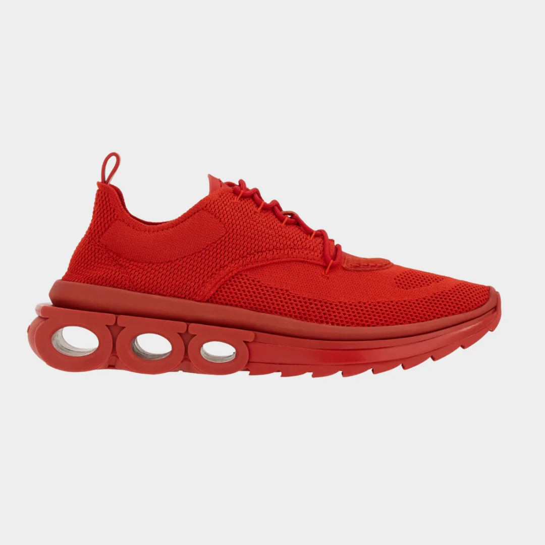 Tenis Hombre Nima Knit Rojo S.F.