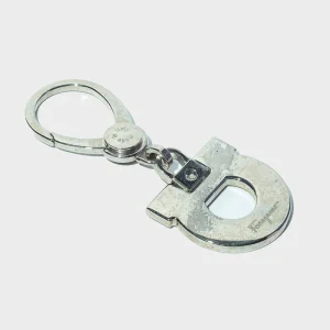 Llavero Dama Gancini Plateado/Rosa S.F.