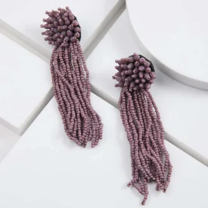 Aros Largos Ardila Morados Tatienne