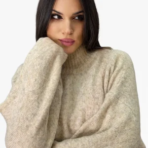 Jersey Manga Abullonada Beige