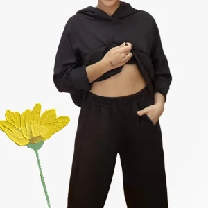 Pantalon Algodón Recto Marrón