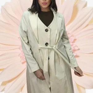 Gabardina Irregular Beige