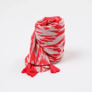 Pañuelo Estampado Girasol Rojo Humana