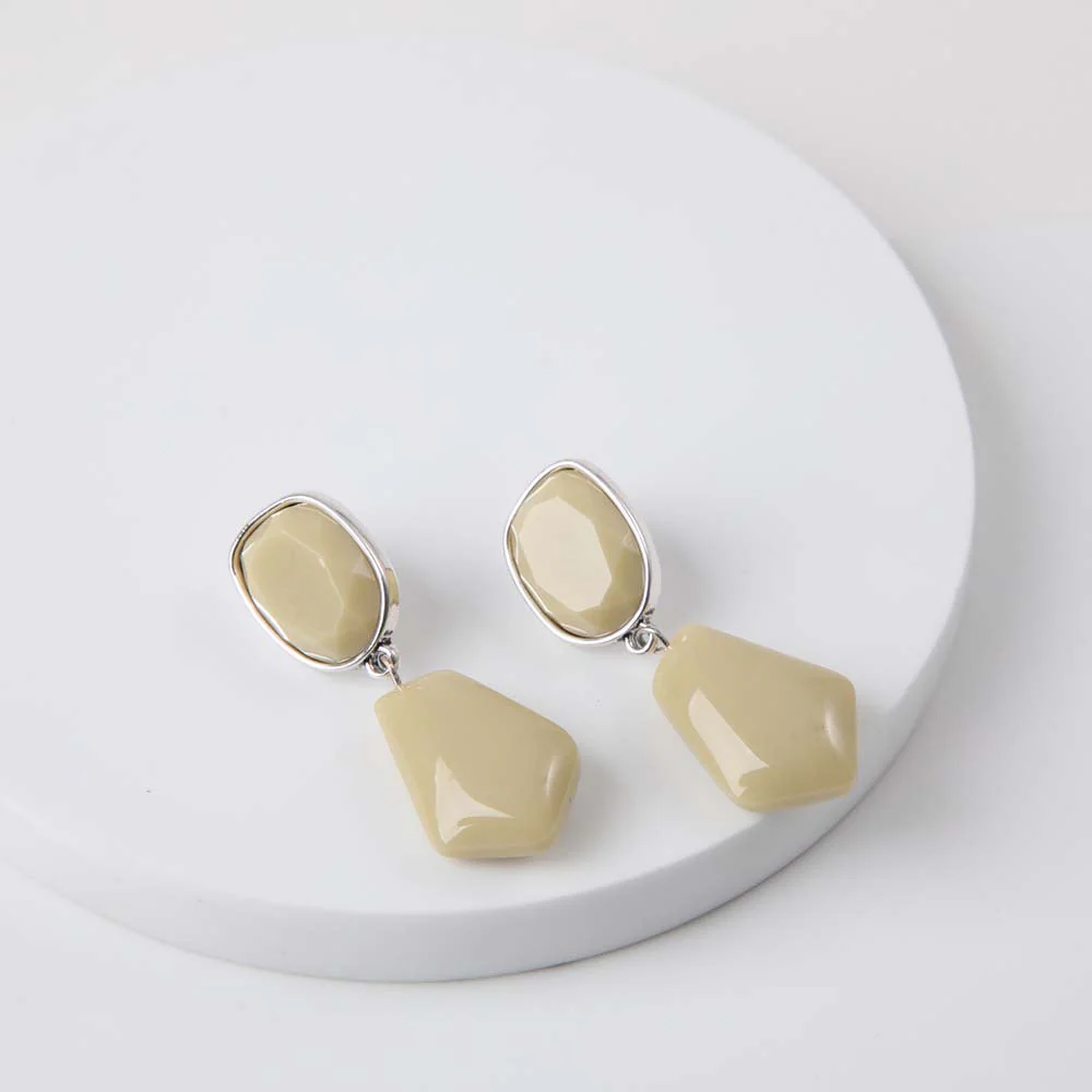 Aros Largos Tupinambo Beige Humana