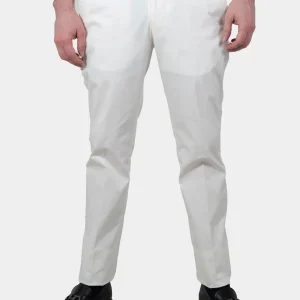 Pantalón Clásico Hombre Blanco C.