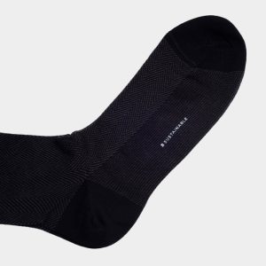 Medias Micro Estopando Negras B.