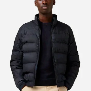 Chaqueta Puffer Negra Hombre H&B