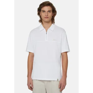 Camiseta Polo Blanca B.