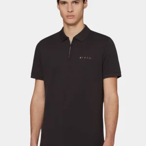 Camiseta Polo Negra B.
