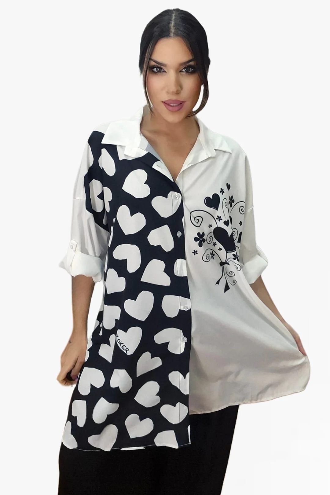 Camisa Abotonada Corazon