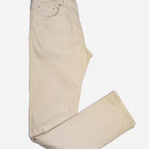 Pantalón Beige en Lyocell, Algodón y Spandex JC