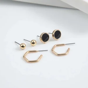 Set de Aros Georgette Dorados i-D