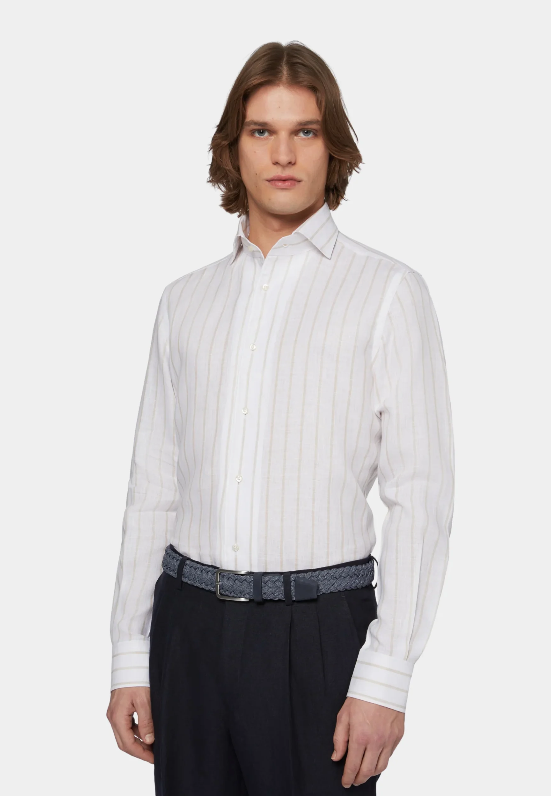 Camisa Rayas Neutros B.