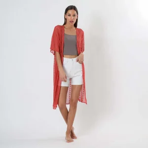 Kimono Knit Rojo Tatienne
