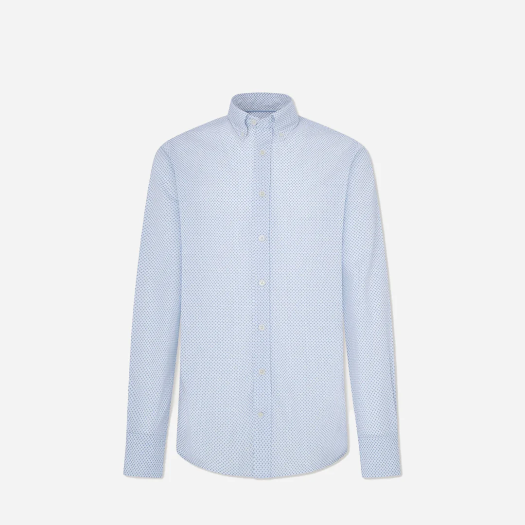Camisa Azul Colección Micro H.L.