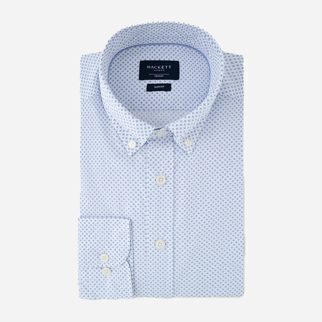 Camisa Azul Colección Micro H.L. - Imagen 3