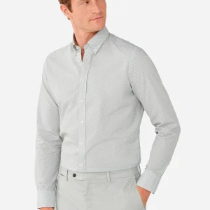 Camisa Hombre Rayas Gris H.L.