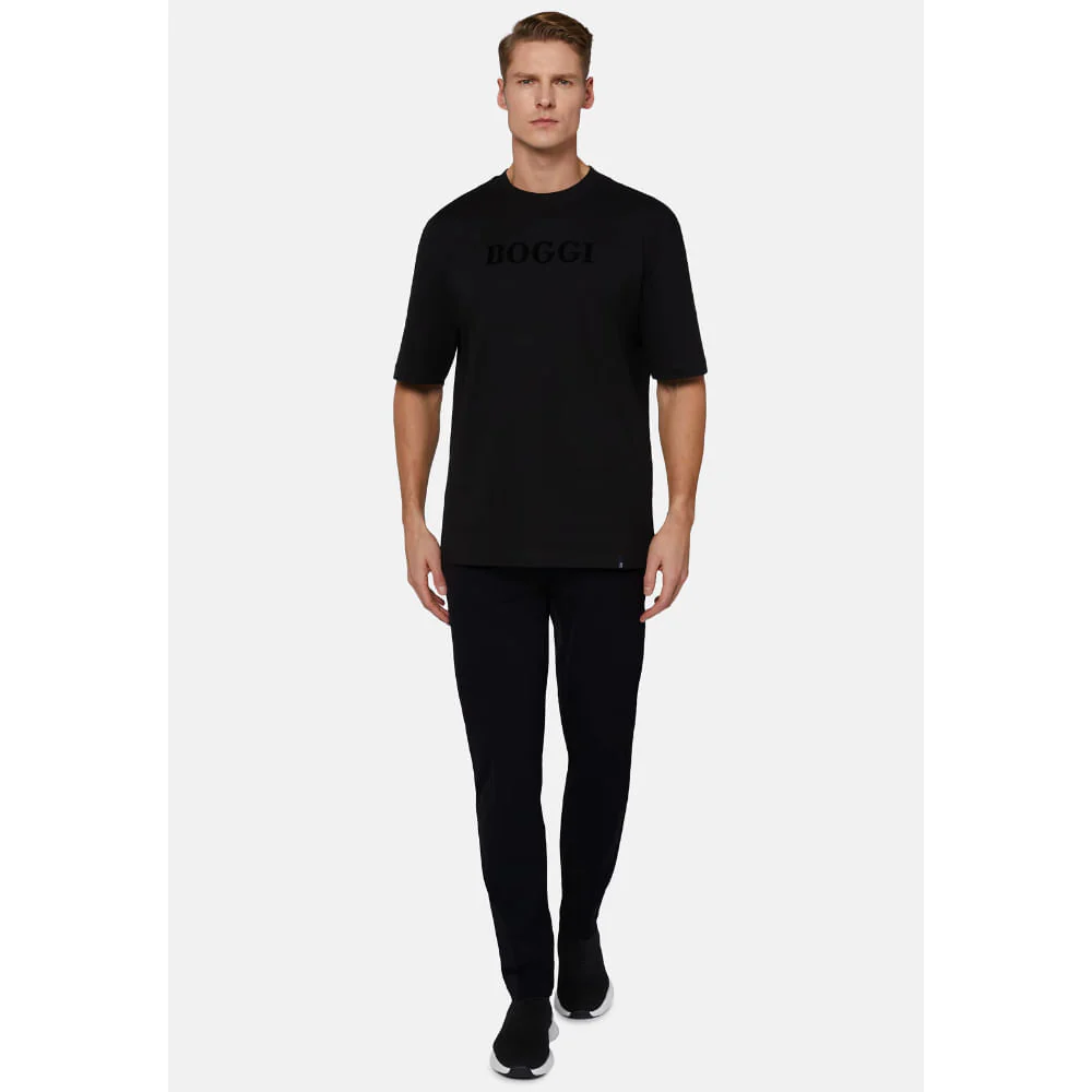 Camiseta Oversize Negra con Logo B.M. - Imagen 3