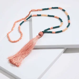 Collar Largo Cúa Rosado Tatienne