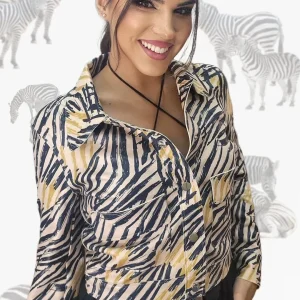 Chaqueta abotonada Zebra