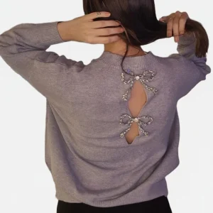 Jersey Lazos Espalda Gris