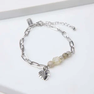 Pulsera Blanda Alcira Plateada Humana