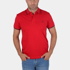Camiseta Polo Rojo Logo H&B