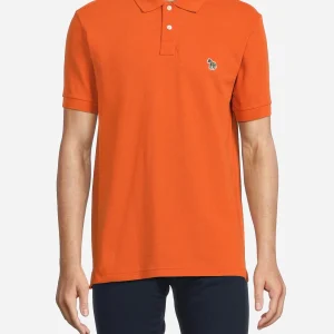 Camiseta Polo Hombre Naranja P.S.