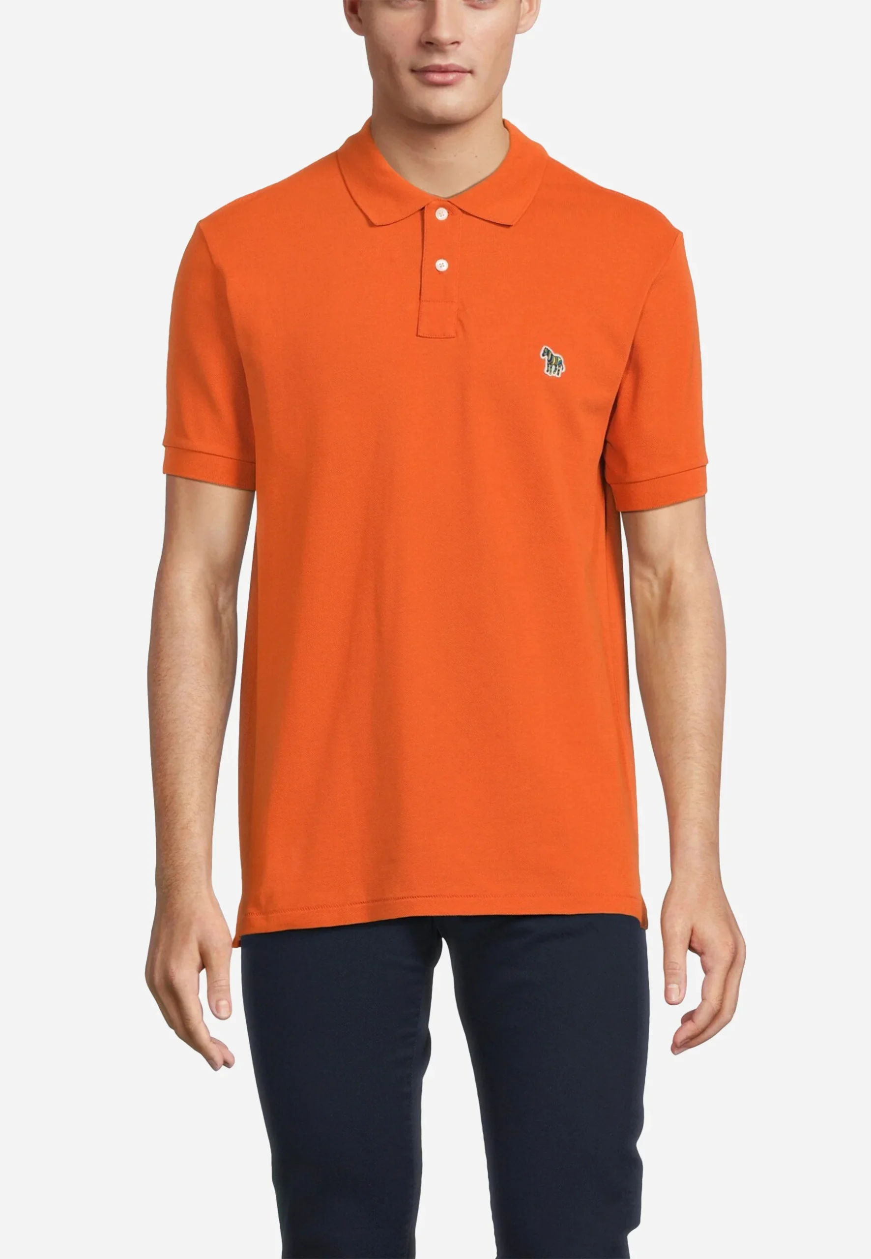 Camiseta Polo Hombre Naranja P.S.