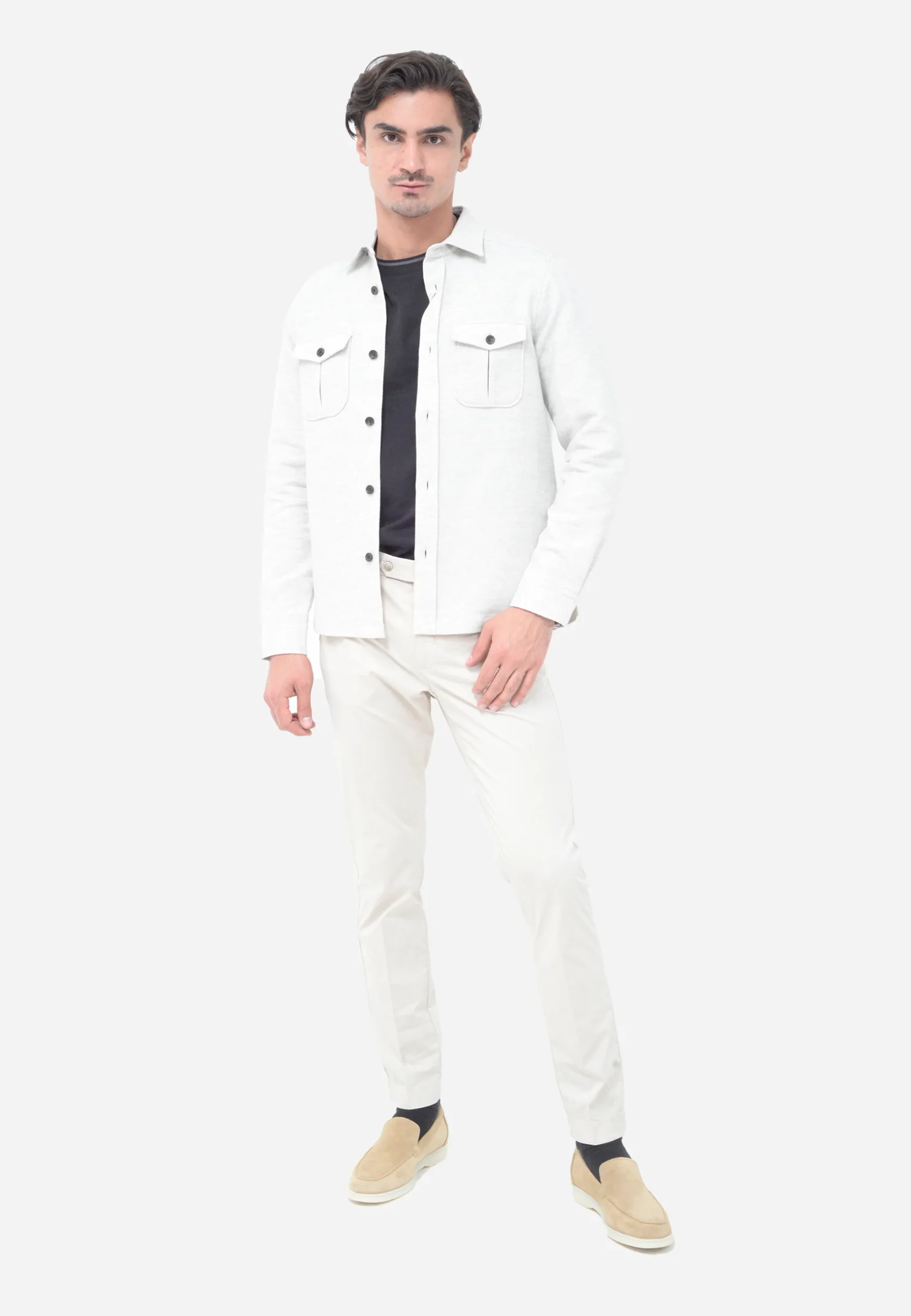 Chaqueta Blanca Botones Plateados H.L. - Imagen 5