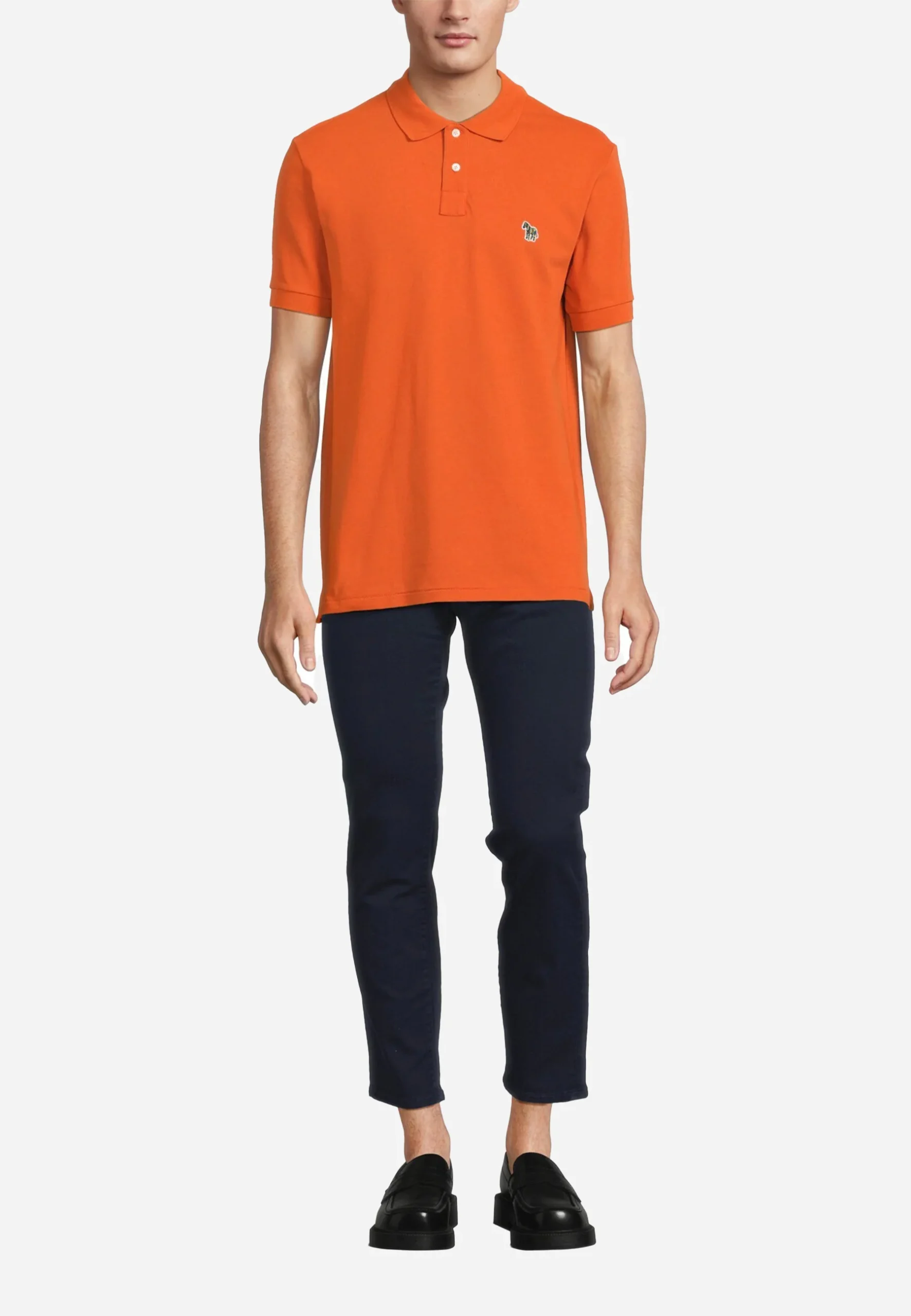 Camiseta Polo Hombre Naranja P.S. - Imagen 3