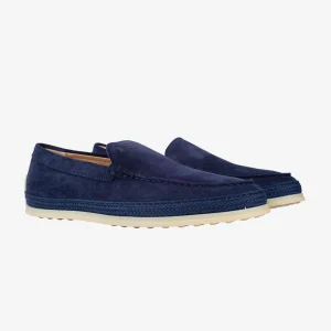 Zapato Mocasines Slip-on Azul Marino T.