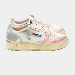 Tenis Medalist Low Super Vintage Dama Blanco/Rosa