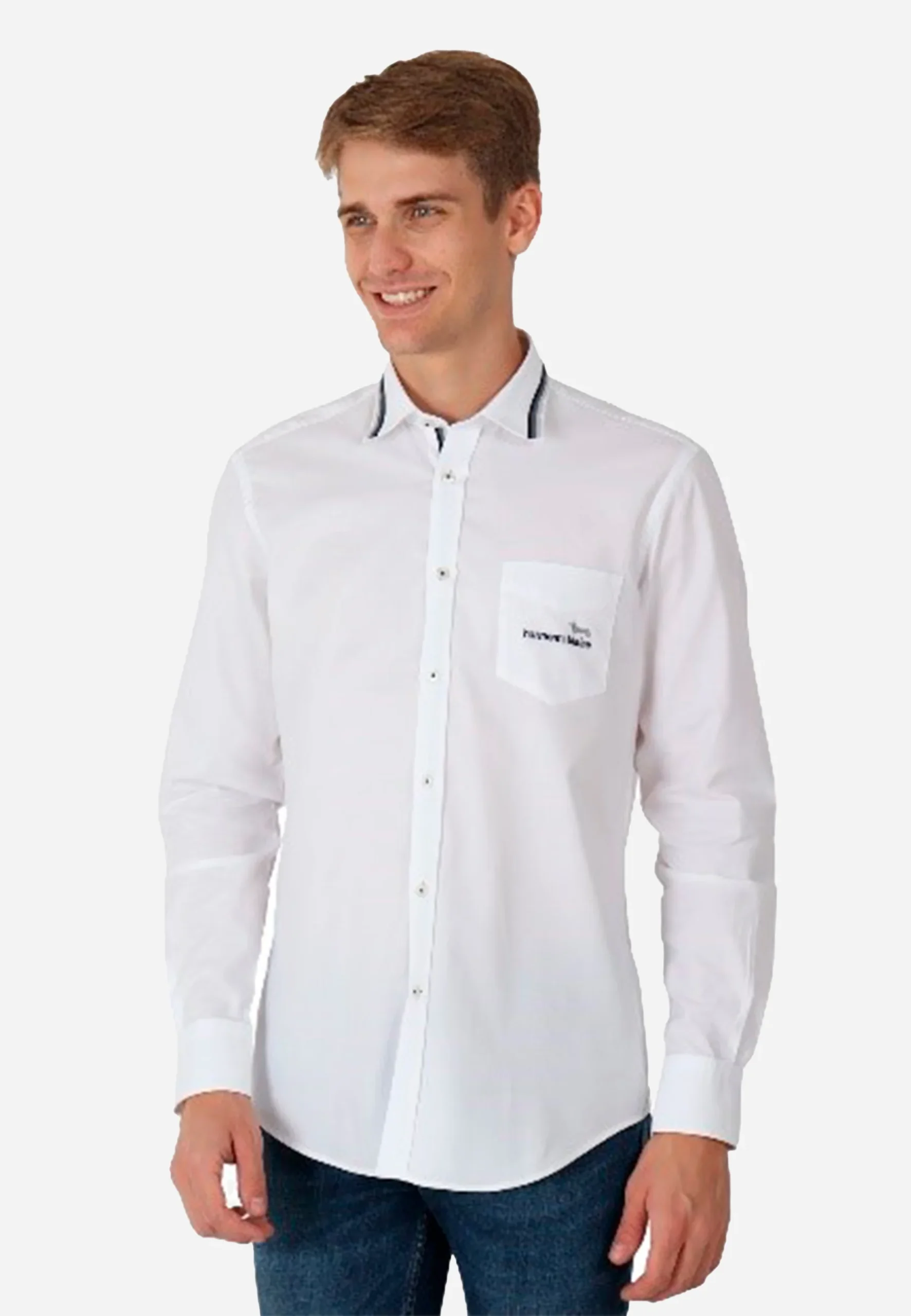 Camisa Hombre Clásica Blanca H&B