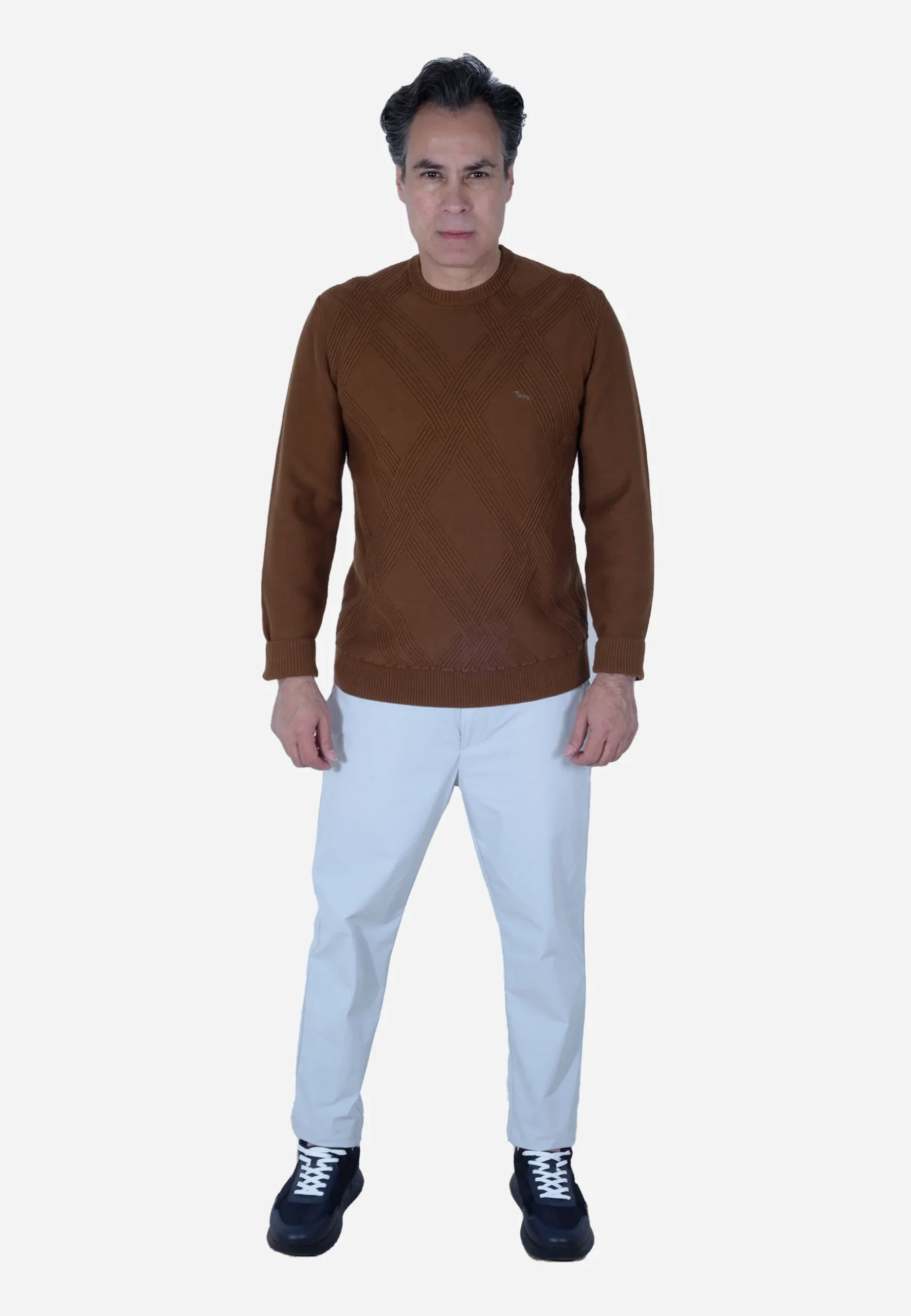 Sweater Tejido Marón H&B - Imagen 3