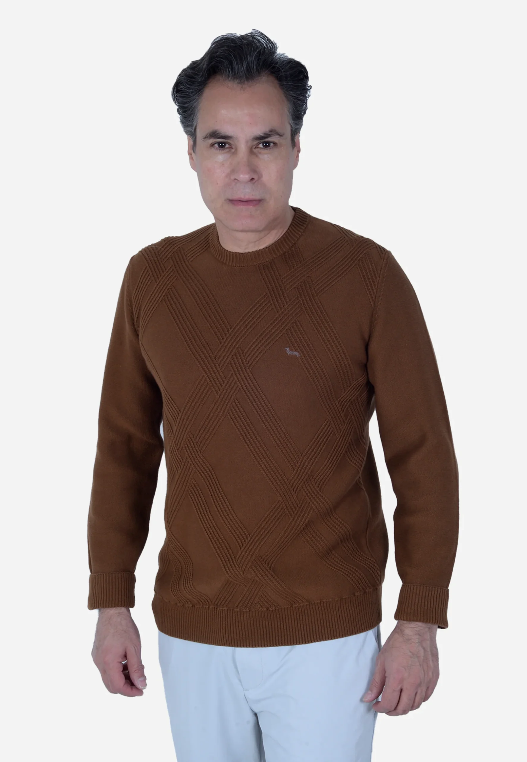 Sweater Tejido Marón H&B