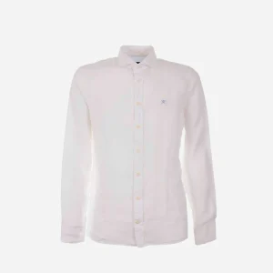 Camisa Blanca Lino Hombre H.L.
