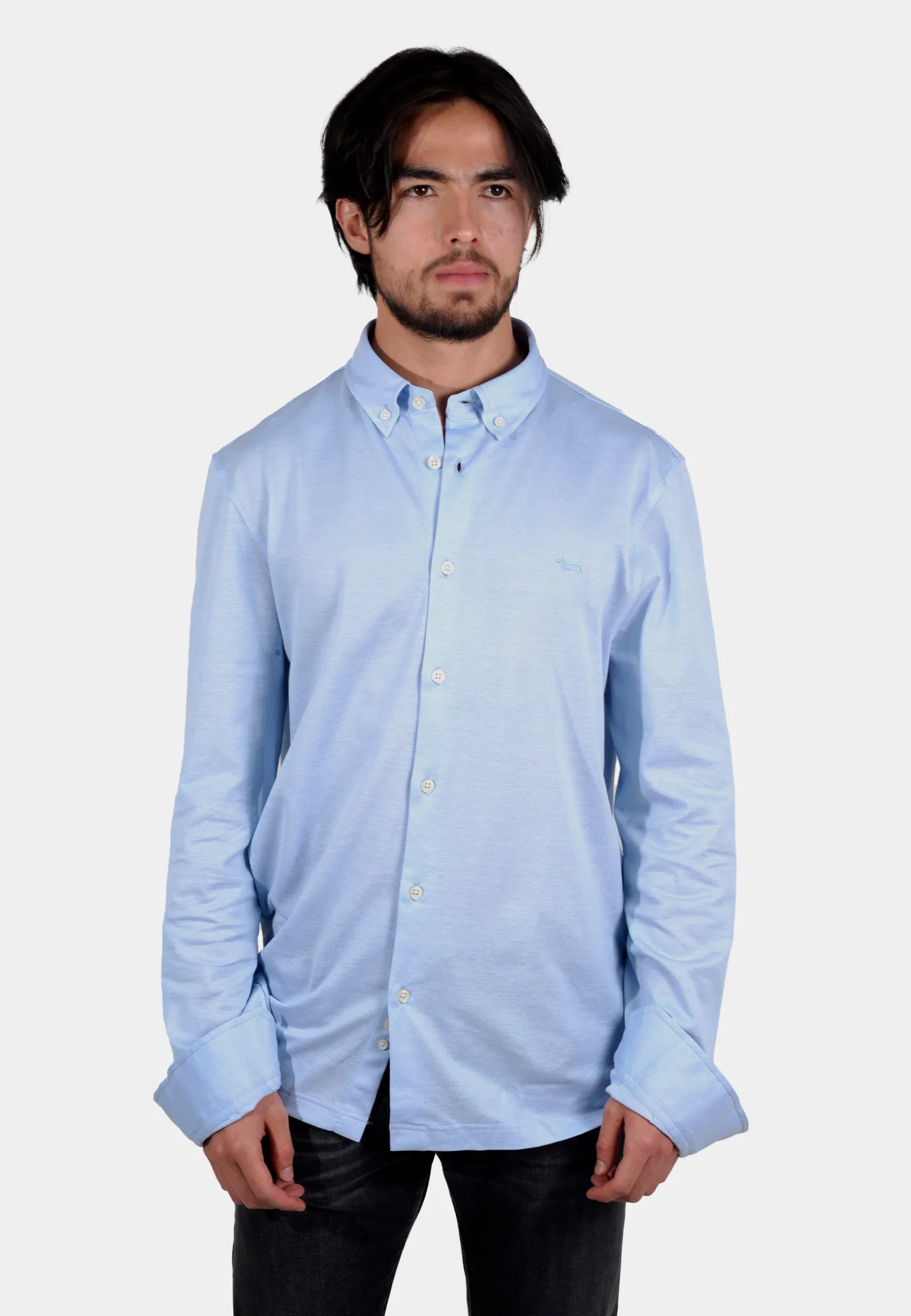 Camisa Hombre Celeste H&B