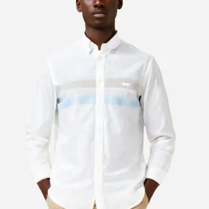 Camisa Sport Blanca/Azul H&B