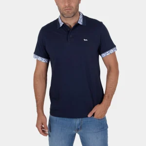 Camisa Polo Azul H&B