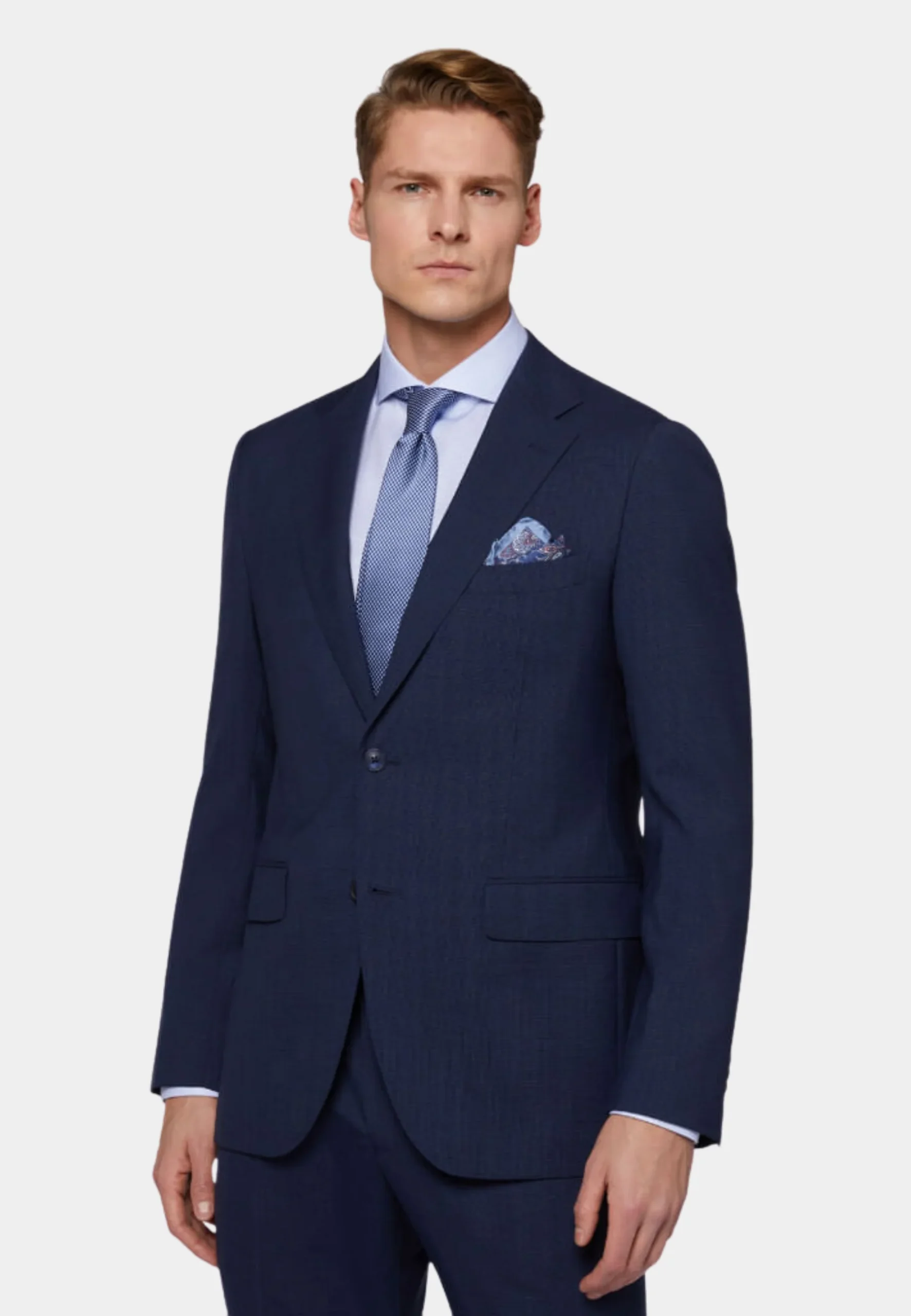 Traje de Hombre Clásico Azul Real B.