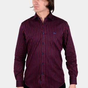 Camisa de Rayas Vibrantes "Impact" H&B